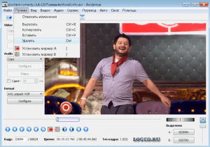 Avidemux - программа для обрезки и склейки видео